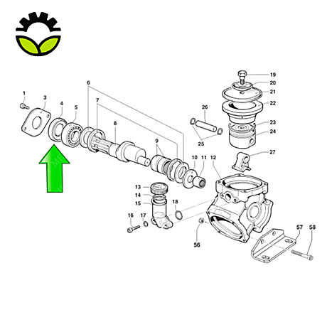 Сальник насоса BP-125 0019 0010